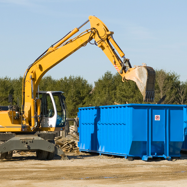 can i pay for a residential dumpster rental online in Basom